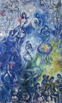 dance Painting - Contemporary dance Marc Chagall